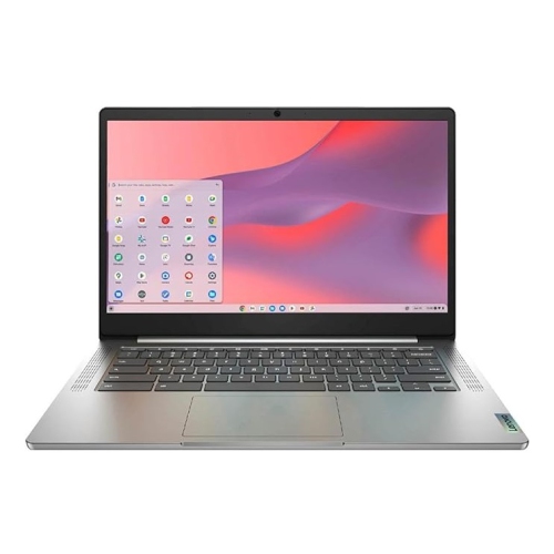 Refurbished - Lenovo IdeaPad 3 14M836 Chromebook 14" Full HD Notebook Computer, MediaTek MT8183 2.0GHz, 4GB RAM, 64GB eMMC, Chrome OS - Arctic Gray