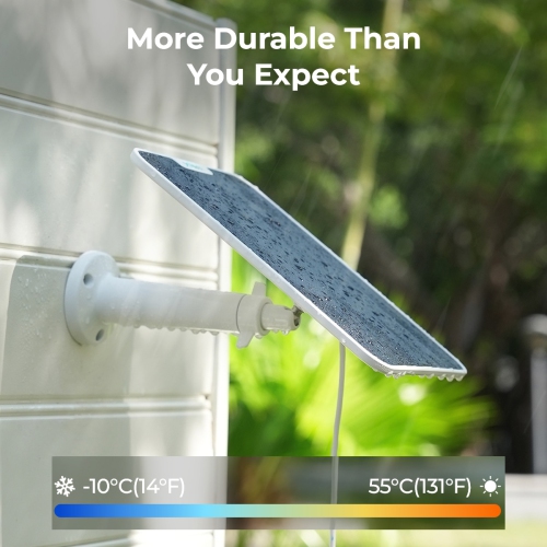 Reolink Solar Panel 6W Power Supply for Reolink Battery Wireless Security Cameras