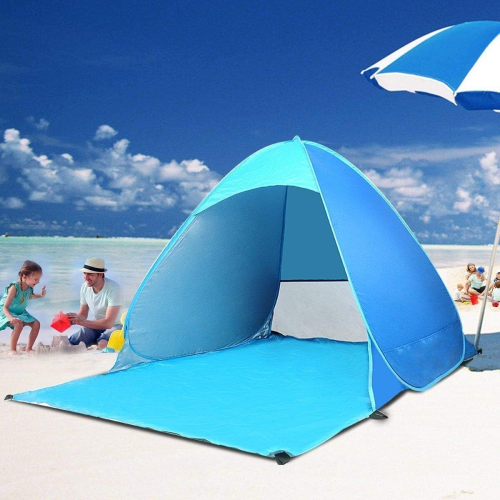 STRAK Pop Up Beach Tent Upf 50 Portable Sun Shelter w Carry Bag Lightweight Waterproof Camping Tent for Outdoor Family Picnic Fishing Home