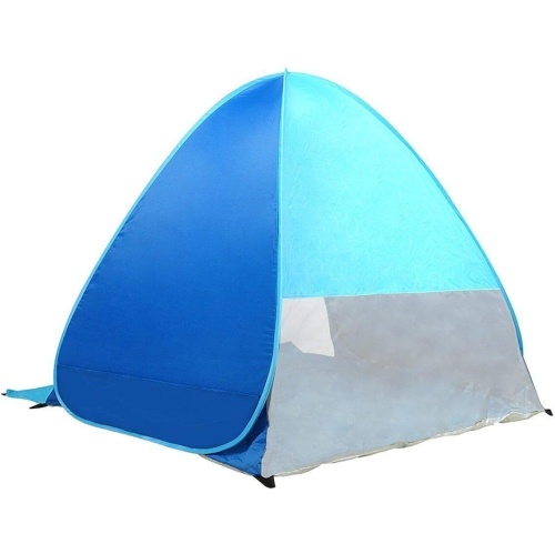 Strak Pop-Up Beach Tent, UPF 50+ Portable Sun Shelter with Carry Bag, Lightweight Waterproof Camping Tent for Outdoor Family Picnic, Fishing, Home,