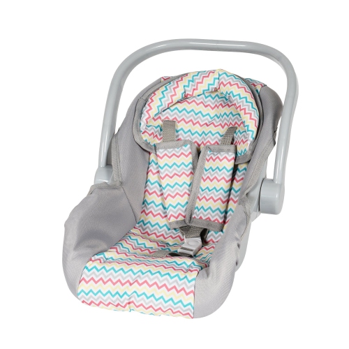 Zig Zag Rainbow Car Seat