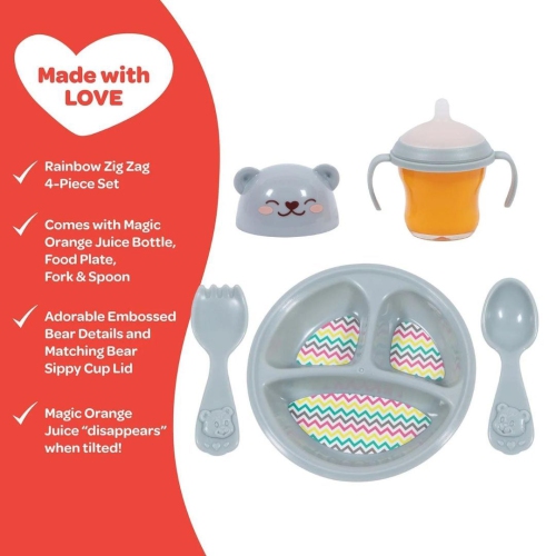Zig Zag Rainbow Doll Accessory & Magic Feeding Set