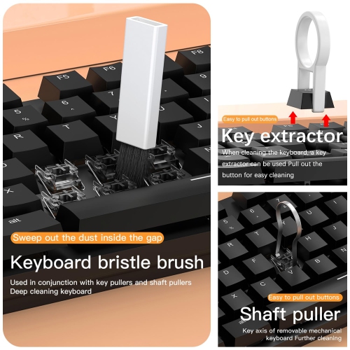 20 in 1 Electronic Cleaner Kit, Multifunctional Cleaning Kit for Airpods pro,Phone, Laptop, Camera, Keyboard,Keyboard Cleaner with Dust Air Blown and