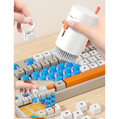 Keyboard Cleaner Kit, Electronics Cleaning Kit with Retractable Big Brush, Portable, 20 in 1 Multi-Tool Kit with 2.5ml Mist Spray
