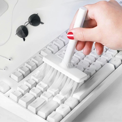 Cleaning Soft Brush Keyboard Cleaner 5-in-1 Multi-Function Computer Cleaning Tools Kit - Keycap Puller for Bluetooth Earphones Laptop Airpods Pro