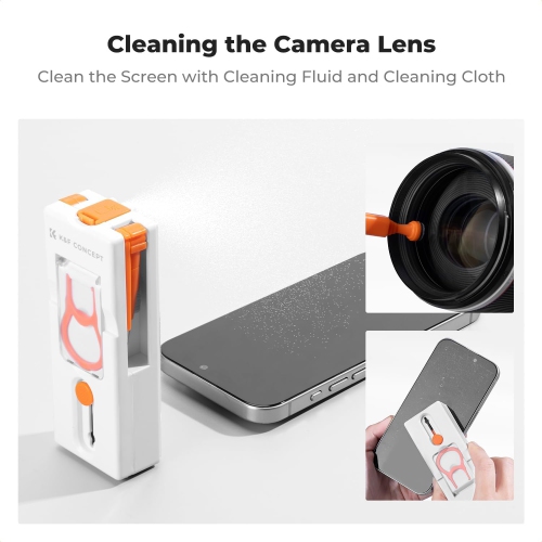 Concept Electronics Laptop Cleaning Kit, 11 in 1 Multifunctional Keyboard Cleaner Brush with Keycap Puller for Tablet, Phones, PC, with 60ml Cleaning