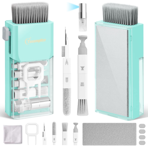 Image 1 of 6.. Laptop Screen Keyboard Cleaner Kit, Electronics Cleaning Tool, Brush Tool for Tablet, Computer, PC Monitor,TV Camera Lens New Compact with Patent