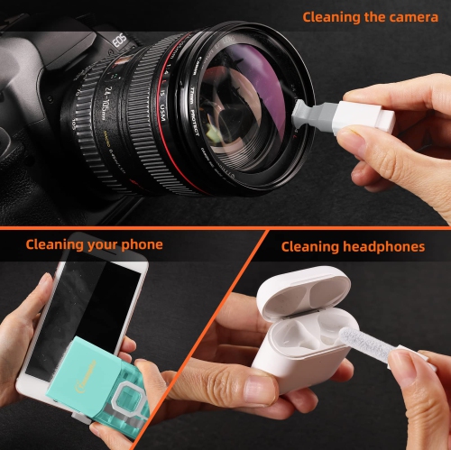 Laptop Screen Keyboard Cleaner Kit, Electronics Cleaning Tool, Brush Tool for Tablet, Computer, PC Monitor,TV Camera Lens New Compact with Patent