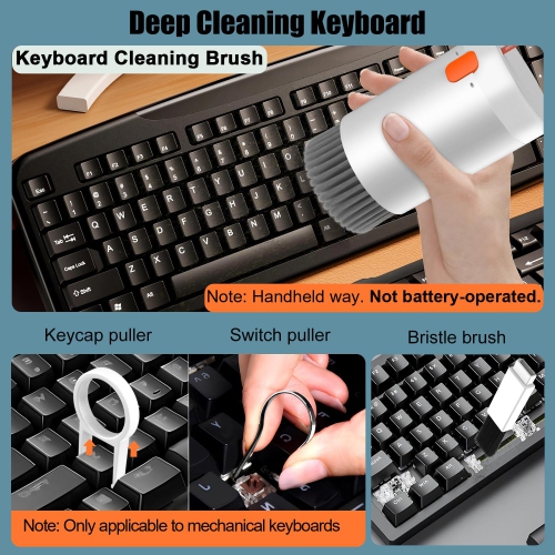 20 in 1 Cleaner Kit for Electronic Devices, Keyboard Cleaning Brush, Headphones Cleaner Kit for AirPods, Multi-tool for Cleaning Laptop, Keyboard,