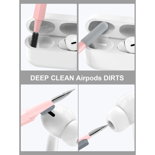 Keyboard Cleaner Kit, Electronics Cleaning Kit with Retractable Big Brush, Portable, 20 in 1 Multi-Tool Kit with 2.5ml Mist Spray