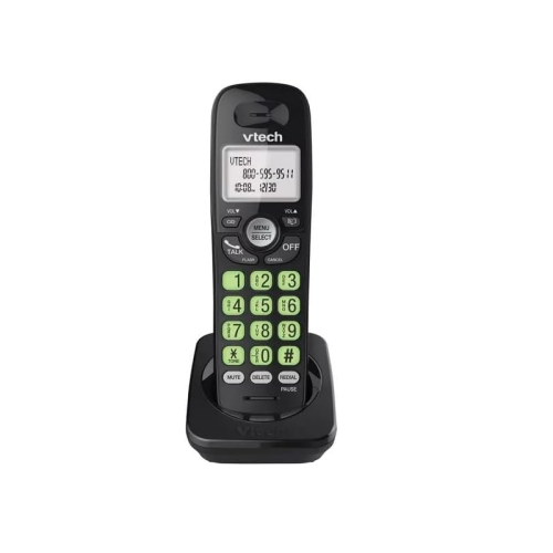 Refurbished- Vtech Dect 6.0 2-Handset Cordless Answering System with Caller ID/Call Waiting (CS6224-21) Black