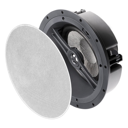Image 1 of 5.. OSD ACE870 8" Angled Trimless LCR In-Ceiling Speaker, 1" Pivoting Tweeter Dolby Atmos Ready