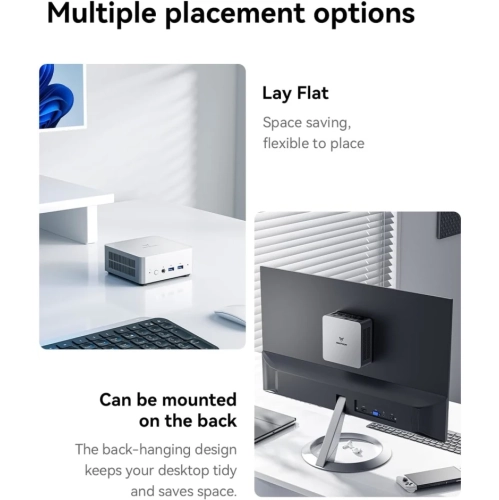 Mini PC UN1290, Intel Core i9-12900HK 14C/20T, Up to 5.0GHz, 32GB RAM, 1TB PCIe 4.0 SSD, 2.5G LAN, HDMI/USB-C/DP1.4, 5 USB Ports, WiFi 6, BT 5.2