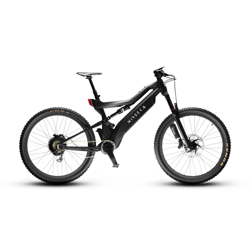 Image 1 de 1.. Nireeka Revenant 250 W Carbon Fiber Electric City Bike with up to 100km Battery Range - 32 km/h - Small - Matte Black