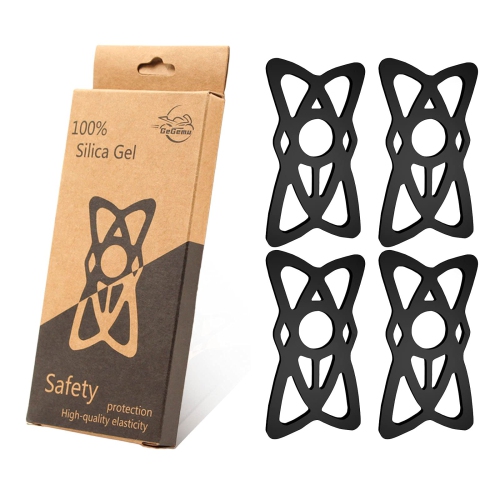 HLD  Motorcycle Phone Mount Tether 4-Pack, Premium Grade Rubber/security/fall Prevention, for Bicycle Bike, Motorcycle, Handlebar, Silicone Cell Phone