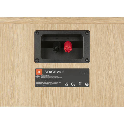 Haut-parleur colonne à 2,5 voies de 225 W Stage280F de JBL - Unité - Café au lait