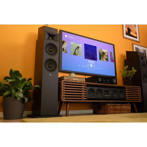 Haut-parleur colonne à 2,5 voies de 225 W Stage260F de JBL - Unité - Espresso