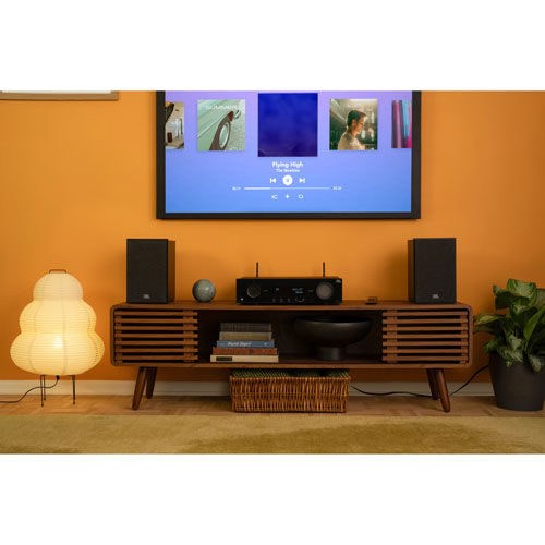 Haut-parleur d'étagère de 4,5 po Stage240B de JBL - Paire - Espresso