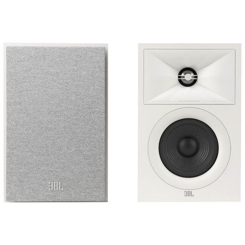 Haut-parleur d'étagère de 4,5 po Stage240B de JBL - Paire - Café au lait
