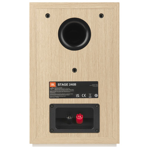 Haut-parleur d'étagère de 4,5 po Stage240B de JBL - Paire - Café au lait