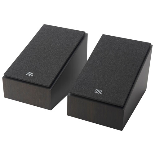 Haut-parleur d'étagère Dolby Atmos 150 W 4,5 po Stage240H de JBL - Paire - Espresso