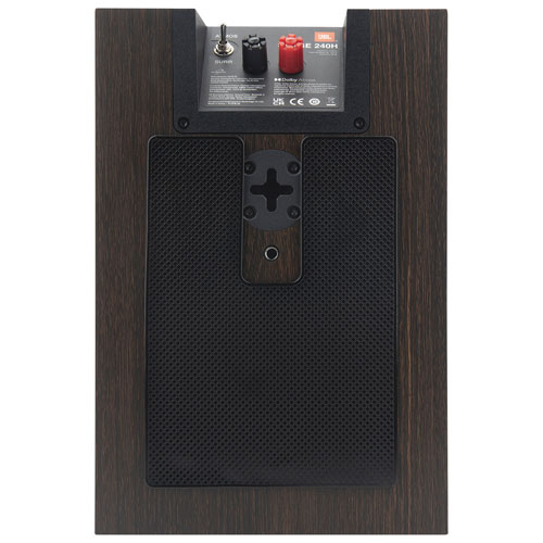 Haut-parleur d'étagère Dolby Atmos 150 W 4,5 po Stage240H de JBL - Paire - Espresso