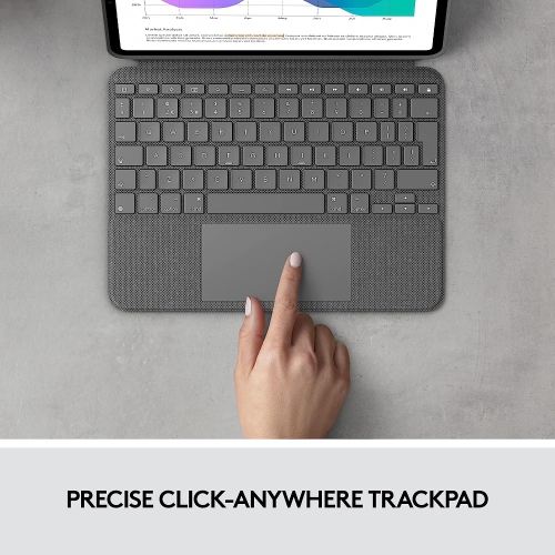 Open Box - Logitech Combo Touch iPad Pro 11-inch Keyboard Case