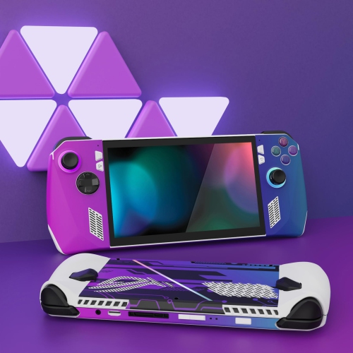 Protective Skin Decal for ROG Ally, Custom Stickers Vinyl Wraps for ROG Ally Handheld Gaming Console - Neon Cyber