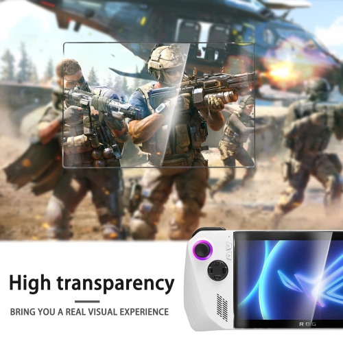 Asus Rog ALLy Tempered Glass Screen Protector,Ultra-thin Scratch Resistant HD for Asus Rog Ally Gaming Handheld for Asus Rog Ally Screen Protector