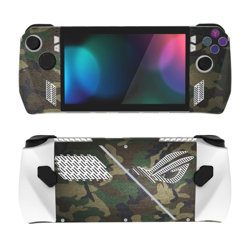 Image 1 de 6.. Autocollant de protection pour ROG Ally, autocollants personnalisés revêtements en vinyle pour console de jeu portative ROG Ally - Camouflage vert