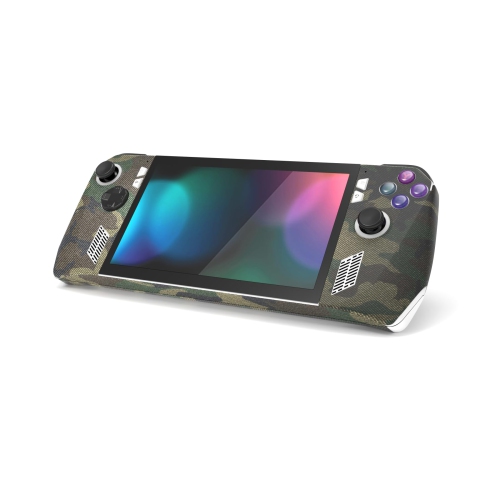 Autocollant de protection pour ROG Ally, autocollants personnalisés revêtements en vinyle pour console de jeu portative ROG Ally - Camouflage vert