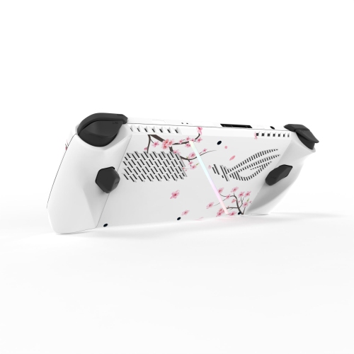 Décalcomanie protectrice pour ROG Ally, autocollants personnalisés revêtements en vinyle pour console de jeu portative ROG Ally - cerisier en fleurs