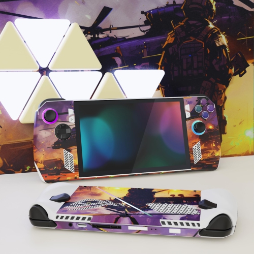 Décalcomanie protectrice pour ROG Ally, autocollants personnalisés revêtements en vinyle pour console de jeu portative ROG Ally - Breaking Dawn