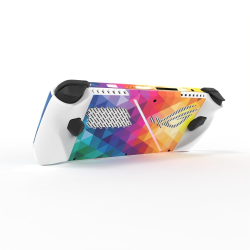 Autocollant de protection pour ROG Ally, autocollants personnalisés roulés en vinyle pour console de jeu portative ROG Ally - triangle coloré
