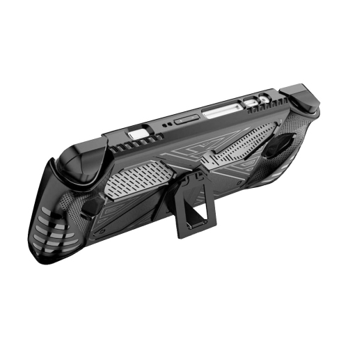 Protective TPU Case with Kickstand for Rog Ally Game Handheld 2023 - Flexible,Shockproof, Non-Slip, Anti-Collision - Black Bracket - Two ROG Ally