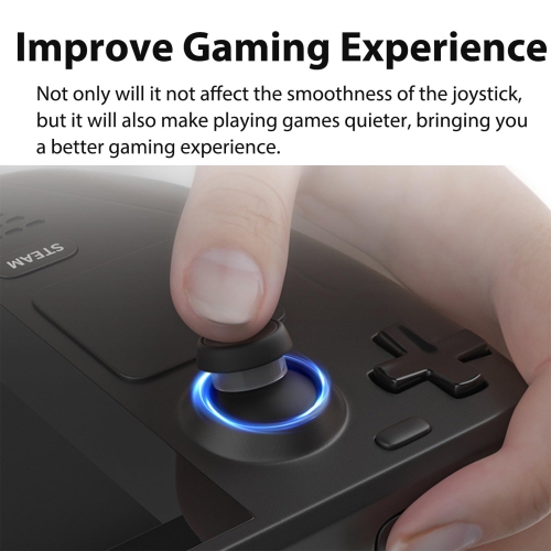 Joystick Protectors Compatible with ASUS ROG Ally Clear Elastic TPU Protector Rings Wear Resistant Joystick Accessories for Steam