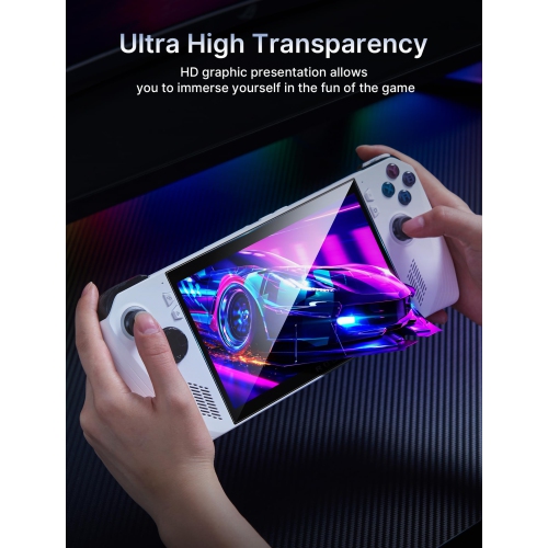 ROG Ally Screen Protector 2-Pack, Ultra HD Glass Protector 9H Hardness Tempered Glass Protector Easy to Install with Guiding Frame, 7 inch