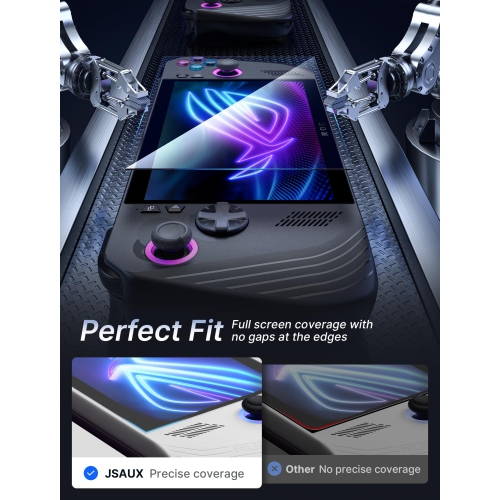 ROG Ally Screen Protector 2-Pack, Ultra HD Glass Protector 9H Hardness Tempered Glass Protector Easy to Install with Guiding Frame, 7 inch