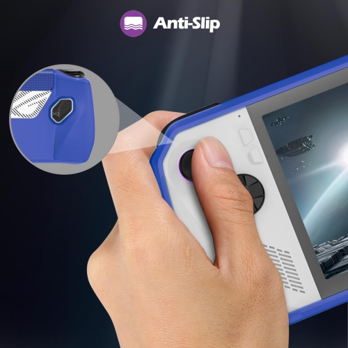 Étui à rabat pour 7 po 2023 portatif de jeu ROG Ally d'ASUS, couvercle protecteur avec couvercle avant magnétique amovible, étui antidérapant