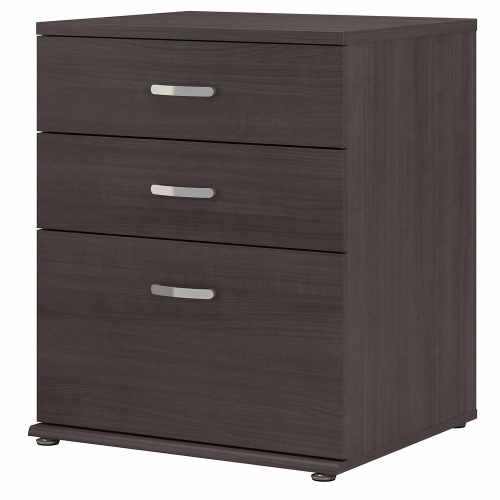 Image 1 of 8.. Bush Business Furniture Universal Closet Organizer with Drawers, Storm Gray/Storm Gray