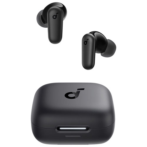 Refurbished - Soundcore by Anker P30i In-Ear Noise Cancelling True Wireless Earbuds - Black