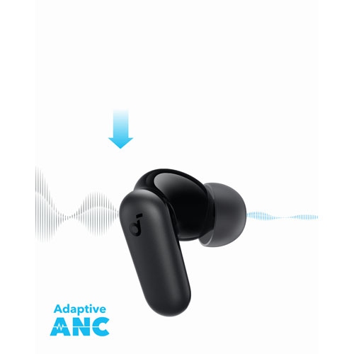 Refurbished - Soundcore by Anker P30i In-Ear Noise Cancelling True Wireless Earbuds - Black