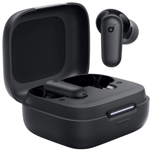 Refurbished - Soundcore by Anker P30i In-Ear Noise Cancelling True Wireless Earbuds - Black