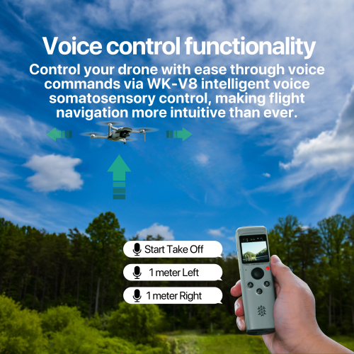 New Release The Bigly Brothers Walker-Air Mini SE FPV Drone, Intelligent Voice Control, One Throw Fly, 48MP Camera, 4km Range, 3-Axis Gimbal, GPS