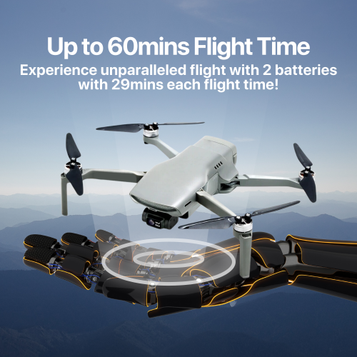 New Release The Bigly Brothers Walker-Air Mini SE FPV Drone, Intelligent Voice Control, One Throw Fly, 48MP Camera, 4km Range, 3-Axis Gimbal, GPS