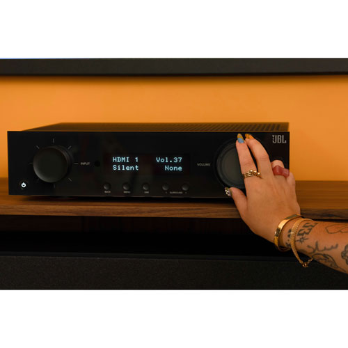 Image 11 of 12.. JBL MA Series JBLMA510BLKAM 5.2 Channel Network 8K Ultra HD AV Receiver - Black