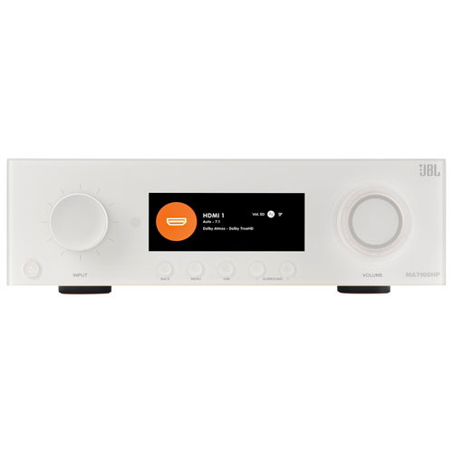 Image 3 of 11.. JBL MA Series JBLMA7100HPWHTAM 7.2 Channel Network 8K Ultra HD AV Receiver - White