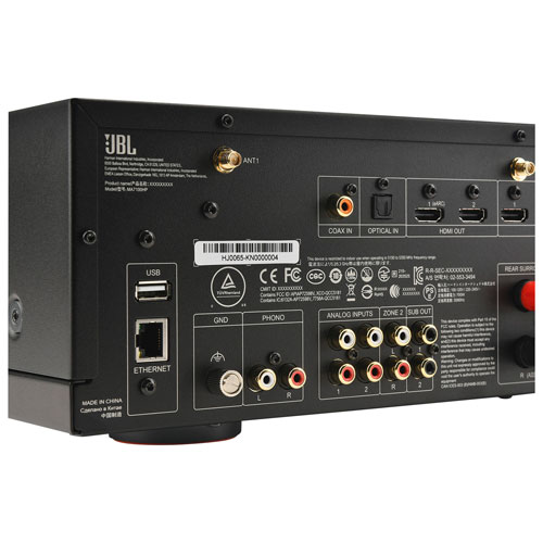 Image 9 of 11.. JBL MA Series JBLMA7100HPWHTAM 7.2 Channel Network 8K Ultra HD AV Receiver - White