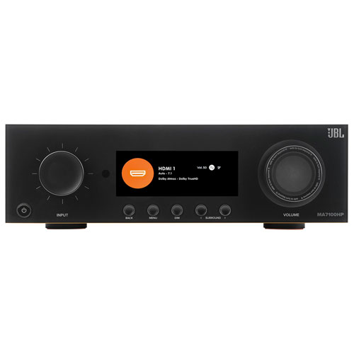 Image 3 of 12.. JBL MA Series JBLMA7100HPBLKAM 7.2 Channel Network 8K Ultra HD AV Receiver - Black