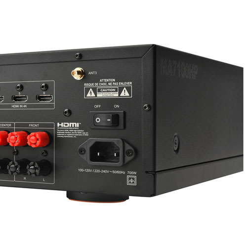 Image 8 of 12.. JBL MA Series JBLMA7100HPBLKAM 7.2 Channel Network 8K Ultra HD AV Receiver - Black